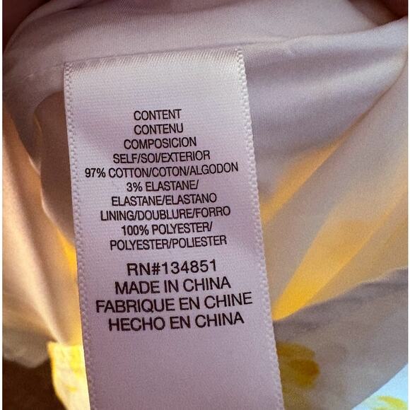 WAYF Yellow White Floral Desi Corset Dress Size XS NWT - Picture 8 of 10